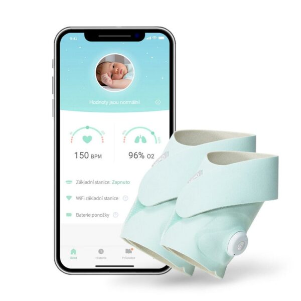 Owlet Smart Sock Plus - Smart Sock 0-5 years (Mint)