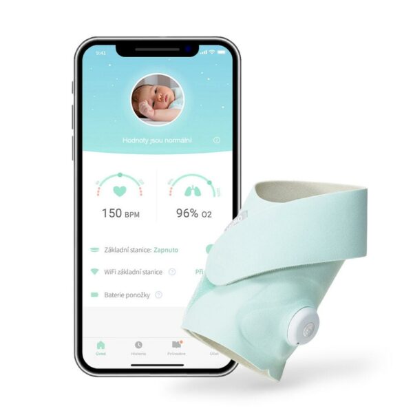 Owlet Smart Sock 3 - Smart Sock 0-18 months (Mint)
