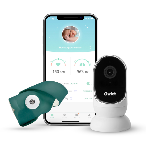 Owlet Monitor Duo - Owlet Smart Sock 3 (Deep Sea Green) & Owlet Cam 2 (White)